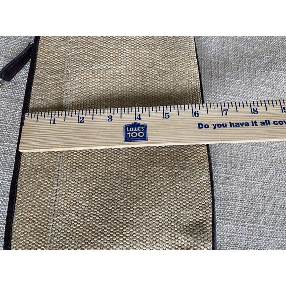 Vintage Etienne Aigner Bag Purse Natural Woven - Picture 4 of 10